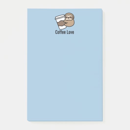 Kaffeeloch Post-it Klebezettel (Vorderseite)