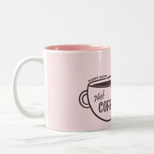 Kaffeeloch Zweifarbige Tasse (Links)