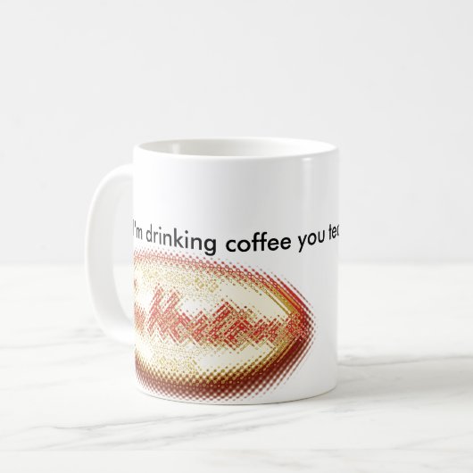 Kaffeelogo, MapleLeaf malte, ich trinken Co… Kaffeetasse (Vorderseite Links)