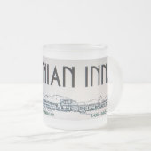 Kaffeelogo-Tasse Mattglastasse (VorderseiteRechts)