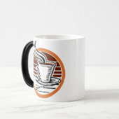 Kaffeelogo Verwandlungstasse (Vorderseite Links)