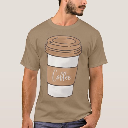 Kaffeemädchen T-Shirt (Vorderseite)