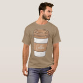 Kaffeemädchen T-Shirt (Vorne ganz)