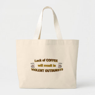 Kaffeemangel Jumbo Stoffbeutel