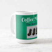 Kaffeemanie - Tasse (Vorderseite Links)