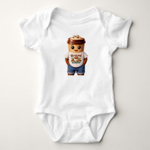 Kaffeemann – Lustiges Design für wahre Kaffeekönig Baby Strampler
