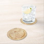 Kaffeemann Runder Pappuntersetzer (Vor Ort)