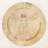 Kaffeemann Runder Pappuntersetzer (Vorderseite)