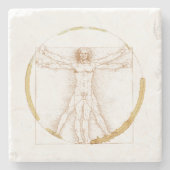 Kaffeemann Steinuntersetzer (Vorderseite)