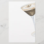 Kaffeemartini-Brautparty Über oder unter Spiel (Rückseite)