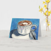 Kaffeemaschine #01 karte (Gelbe Blume)