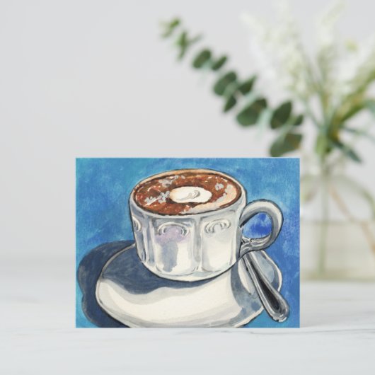 Kaffeemaschine #01 postkarte (Stehend Vorderseite)