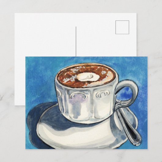 Kaffeemaschine #01 postkarte (Vorne/Hinten)