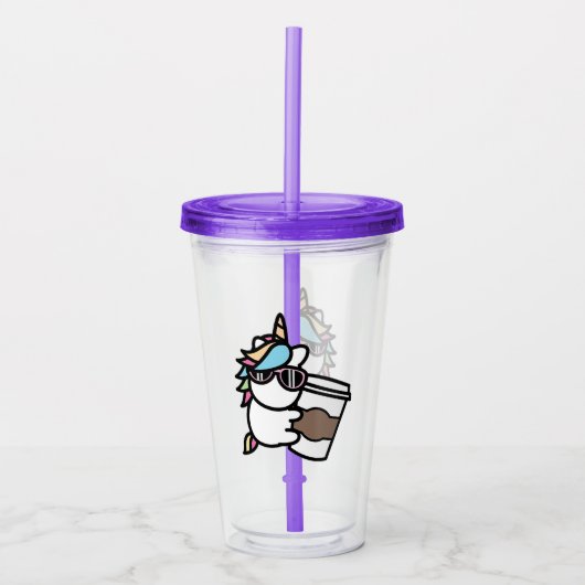 Kaffeemaschine Acryltrinkbecher (Vorderseite)