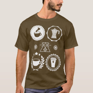 Kaffeemaschine Barista Feinschmecker Kaffeespezial T-Shirt