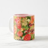 Kaffeemaschine, Blumenkohl-Tasse Zweifarbige Tasse (Vorderseite Links)
