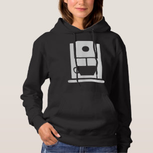 Kaffeemaschine Cafe Arbeiter einheitlich Hoodie