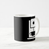 Kaffeemaschine Cafe Arbeiter einheitlich Kaffeetasse (VorderseiteRechts)