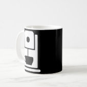 Kaffeemaschine Cafe Arbeiter einheitlich Kaffeetasse (Vorderseite Links)