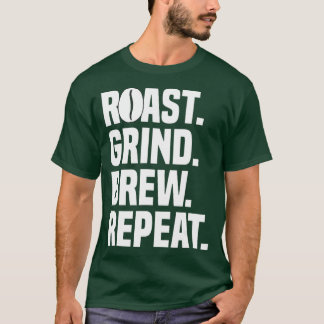 Kaffeemaschine Cappuccino Kaffeetasse T-Shirt