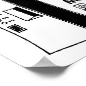 Kaffeemaschine Co-Arbeiter Funny Poster (Ecke)