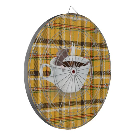 Kaffeemaschine Dartscheibe (Vorderseite Links)