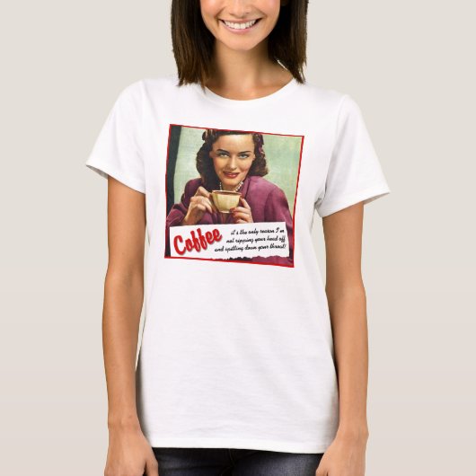 Kaffeemaschine - der Spaß des lustigen Hemds T-Shirt (Vorderseite)