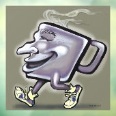 Kaffeemaschine Fensteraufkleber (Blatt 3)