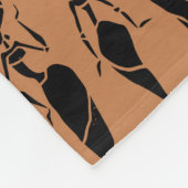 Kaffeemaschine. Flickwerk Fleecedecke (Ecke)