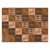 Kaffeemaschine. Flickwerk Tischdecke (Vorderseite (Horizontal))