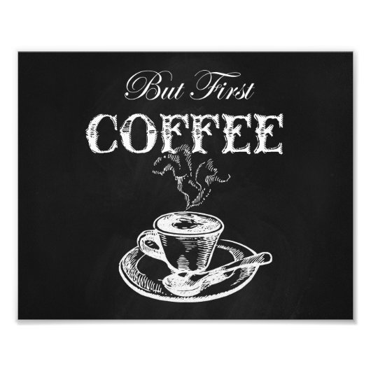 Kaffeemaschine Fotodruck (Vorne)