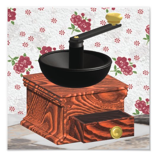 Kaffeemaschine Fotodruck (Vorne)