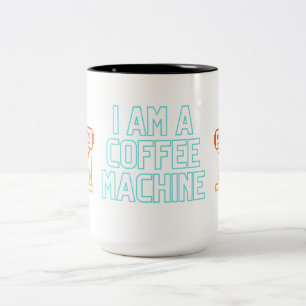 Kaffeemaschine Funny zitiert Klassische Tasse, 11  Zweifarbige Tasse