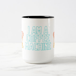 Kaffeemaschine Funny zitiert Klassische Tasse, 11 Zweifarbige Tasse