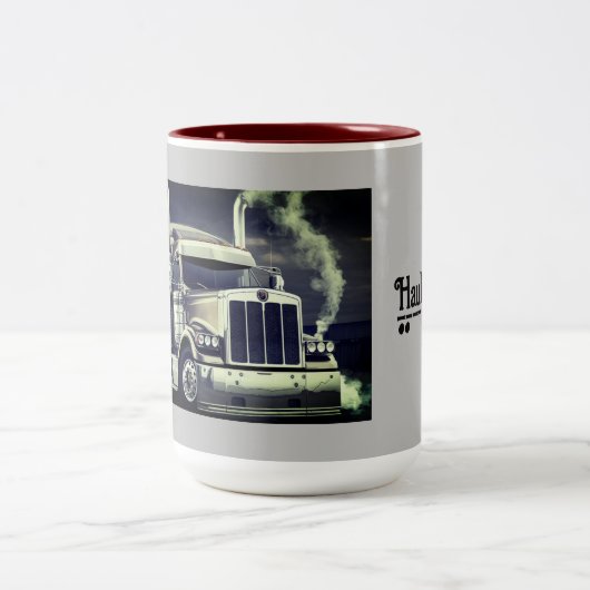 Kaffeemaschine für die Lkw-Fahrer Pro Zweifarbige Tasse (Mittel)