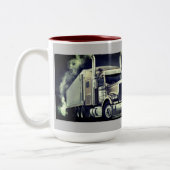 Kaffeemaschine für die Lkw-Fahrer Pro Zweifarbige Tasse (Links)