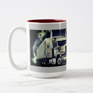 Kaffeemaschine für die Lkw-Fahrer Pro Zweifarbige Tasse
