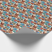 Kaffeemaschine Geschenkpapier (Ecke)