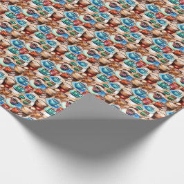 Kaffeemaschine Geschenkpapier