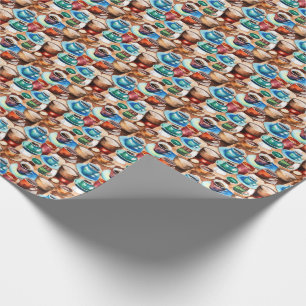 Kaffeemaschine Geschenkpapier