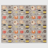Kaffeemaschine Geschenkpapier (Flach)