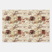 Kaffeemaschine Geschenkpapier Set (Vorderseite 3)