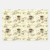 Kaffeemaschine Geschenkpapier Set (Vorderseite 2)