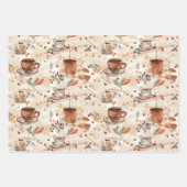 Kaffeemaschine Geschenkpapier Set (Vorderseite)