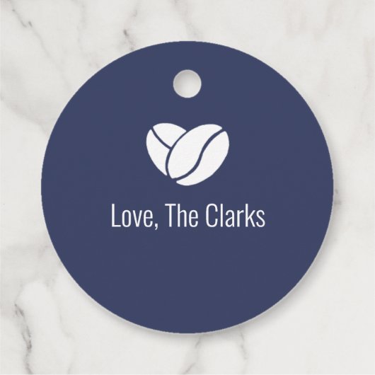 Kaffeemaschine Gevor-Tag Geschenkanhänger (Rückseite)