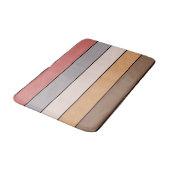 Kaffeemaschine Grau Dusty Rose auf Aquarellpapier Badematte (Schrägansicht)