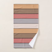 Kaffeemaschine Grau Dusty Rose auf Aquarellpapier Badhandtuch Set (Handtuch)