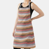 Kaffeemaschine Grau Dusty Rose auf Aquarellpapier Schürze (InSitu)