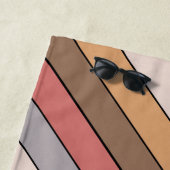 Kaffeemaschine Grau Dusty Rose auf Aquarellpapier Strandtuch (Beispiel)