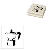 Kaffeemaschine Gummistempel (Stempel)